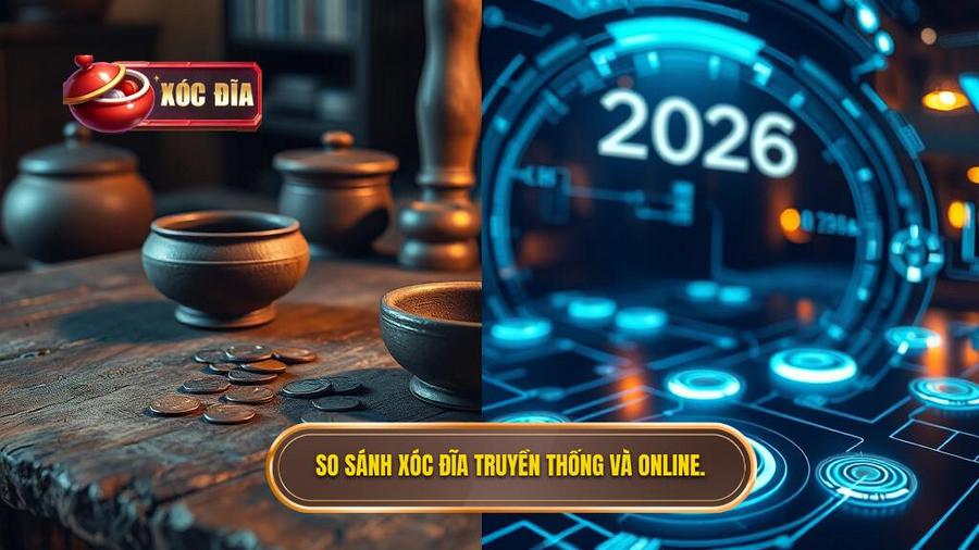 Bảng So Sánh Xóc Đĩa Truyền Thống Và Xóc Đĩa Online 2026